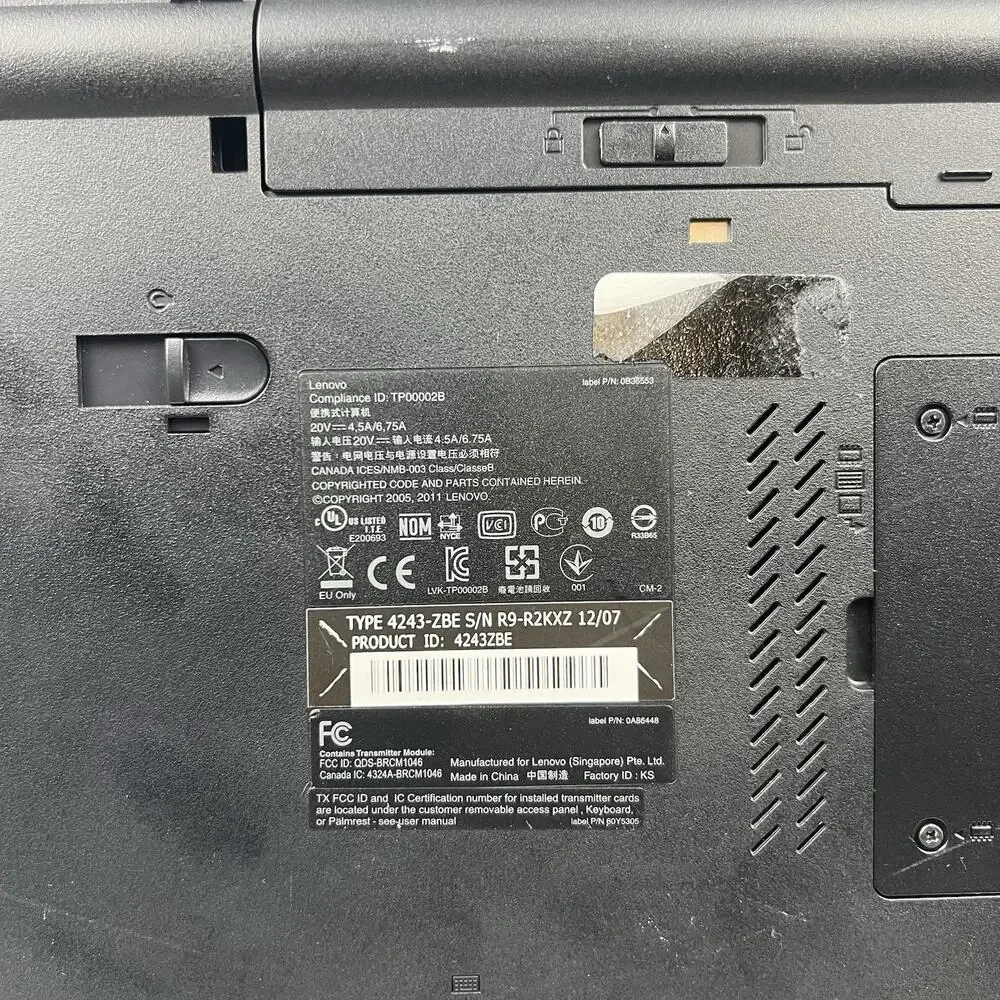 Lenovo ThinkPad T520 Intel i7-2640M 8GB 320GB HDD Linux Mint OS w/ Charger|ELP95